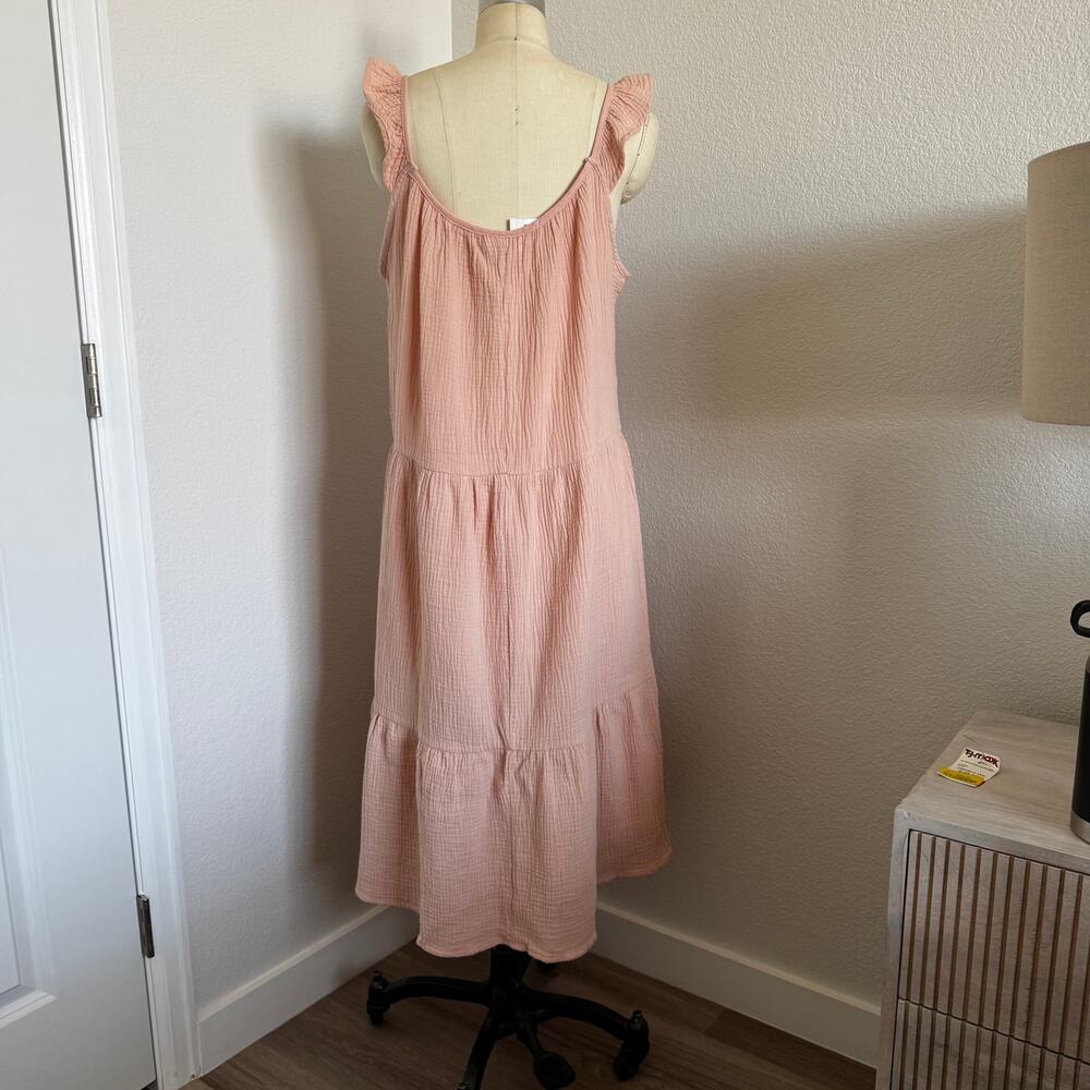 4Our Dreamers | NWT Cotton Gauze Boho Maxi Dress size S - Picture 3 of 8